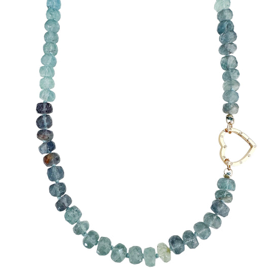 Blue Fluorite Gemstone Necklace