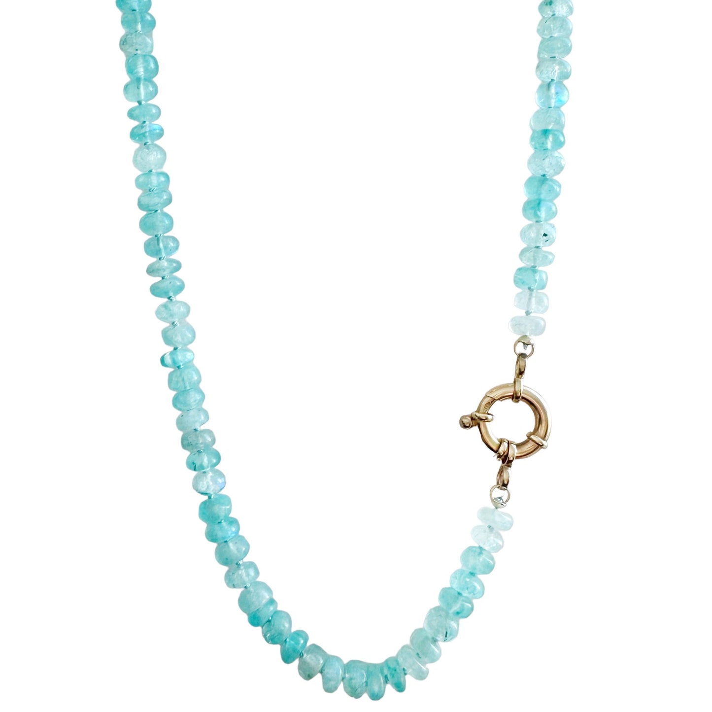 Blue Moonstone Gemstone Necklace
