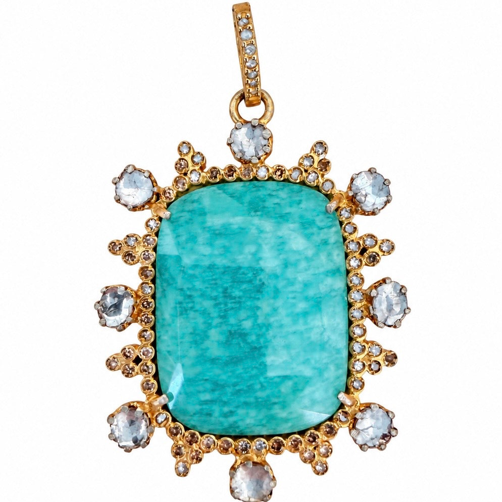 Amazonite Charm