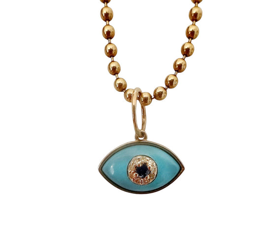 Turquoise Evil Eye Charm
