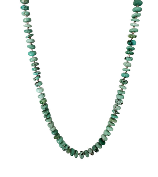 Turquoise Heishi Gemstone Necklace