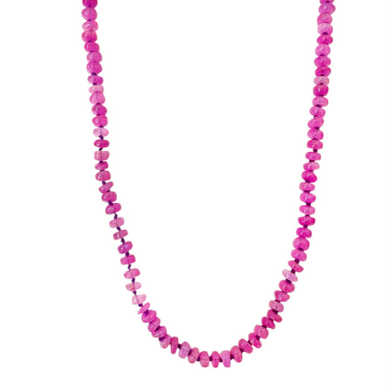 Pink Ethiopian Gemstone Necklace