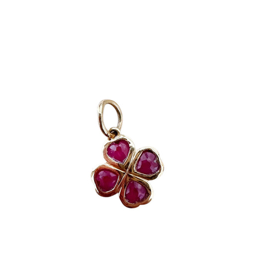 Ruby Heart Clover
