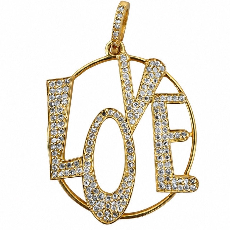 Diamond LOVE Pendant