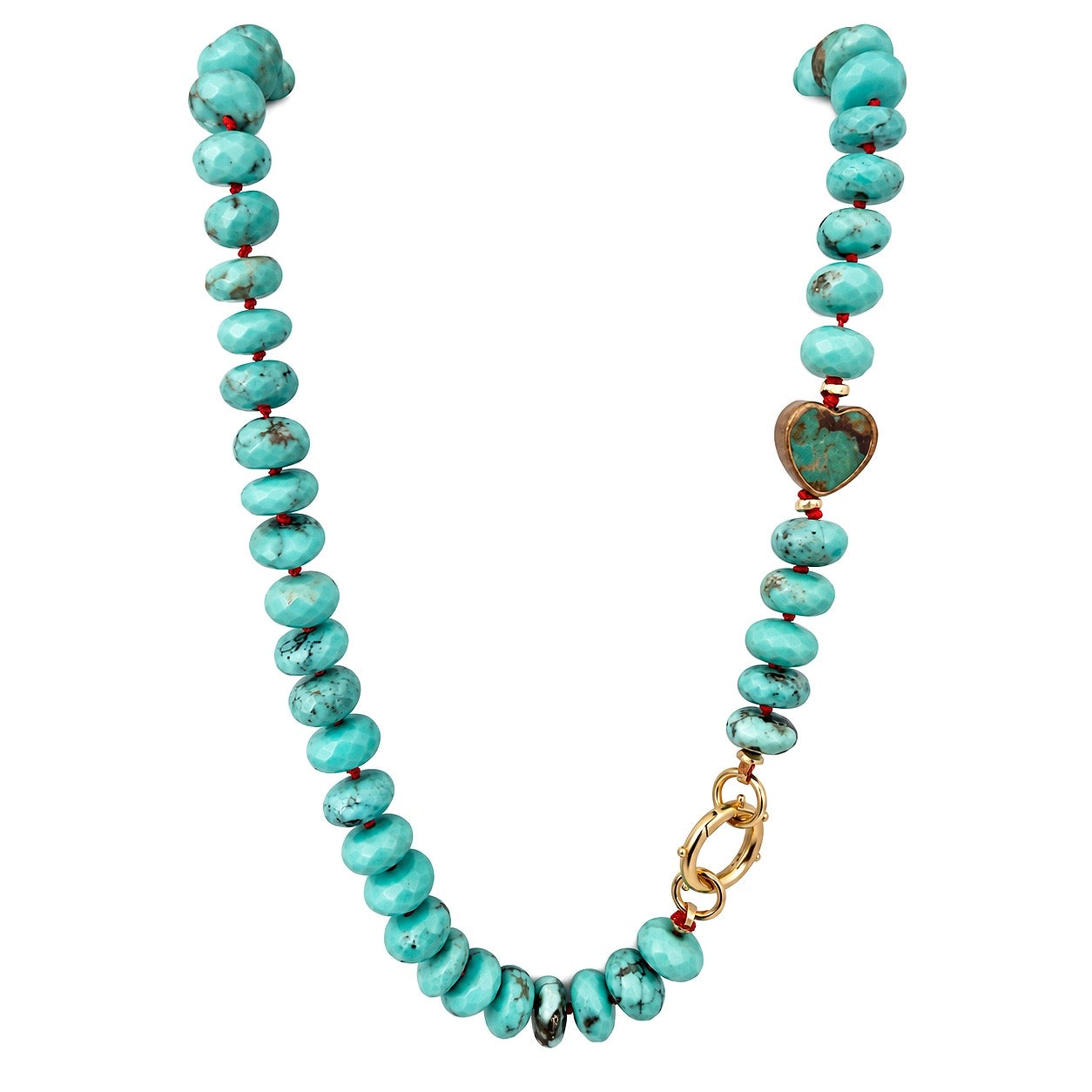 Faceted Turquoise Necklace