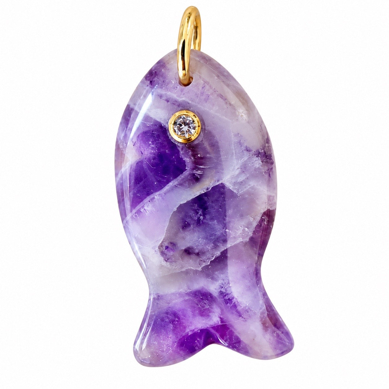 Amethyst Fishy Pendant