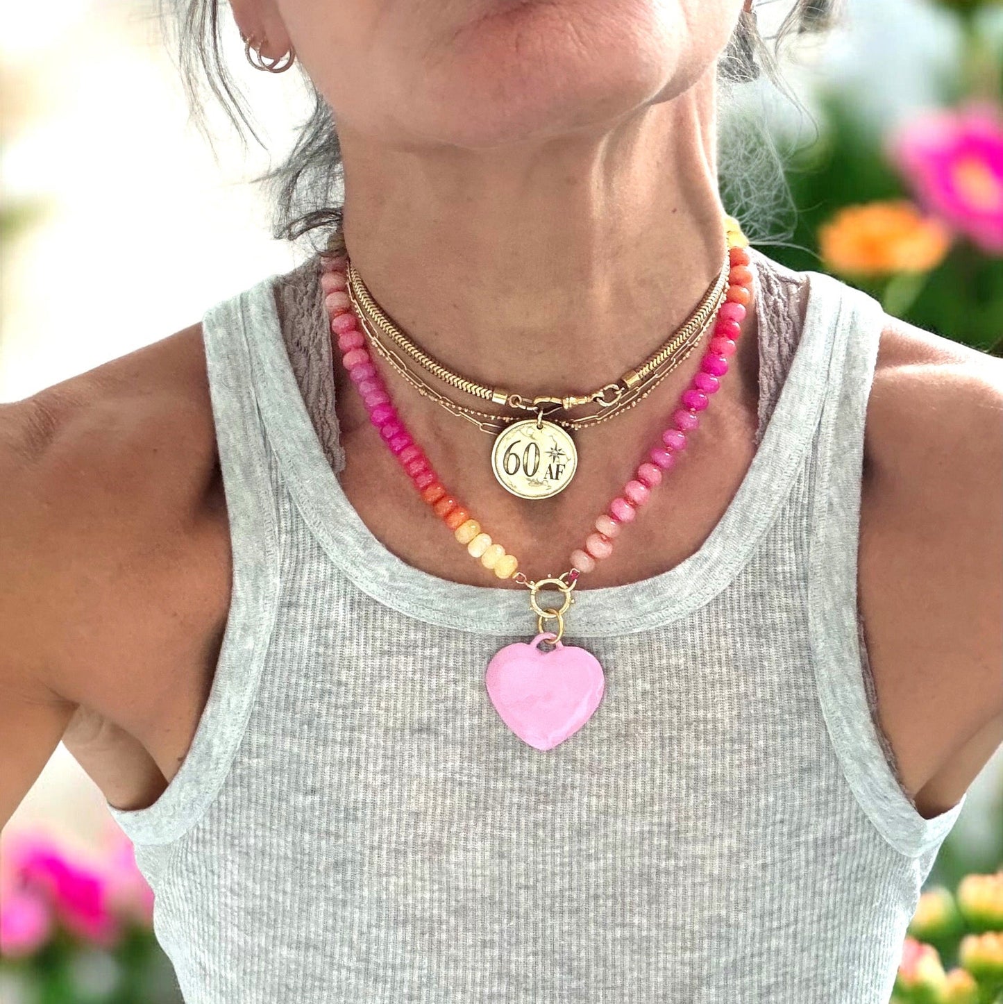Fruity Jade Gemstone Necklace