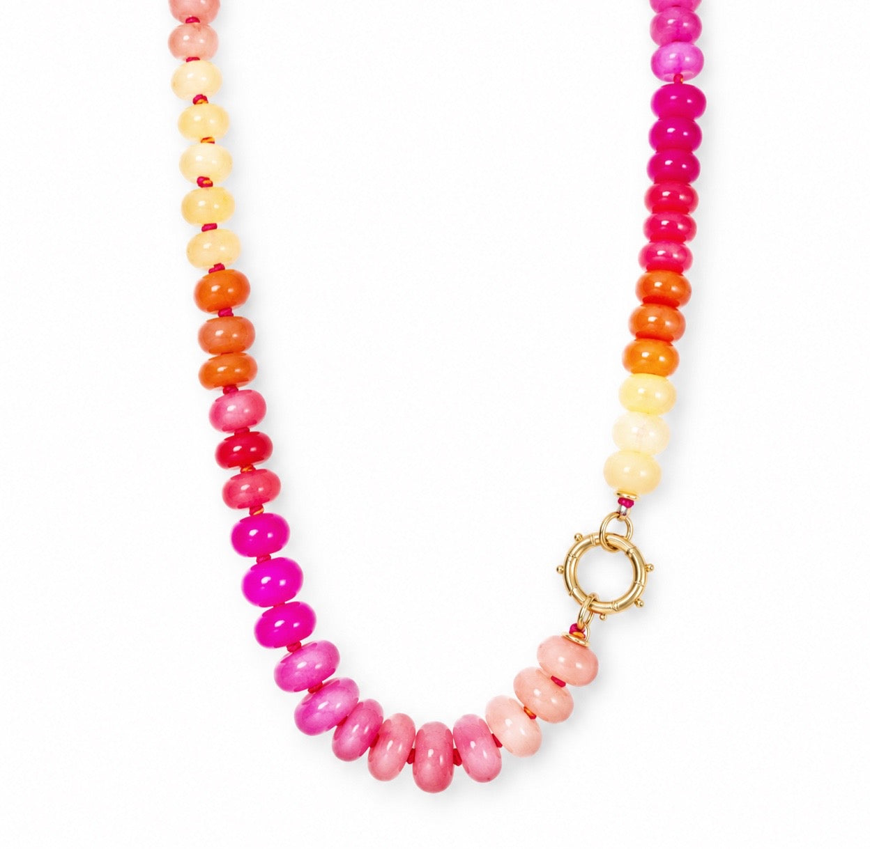 Fruity Jade Gemstone Necklace