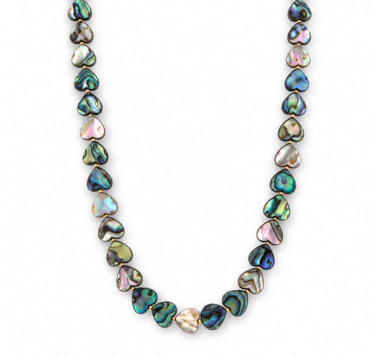 Abalone Hearts Necklace