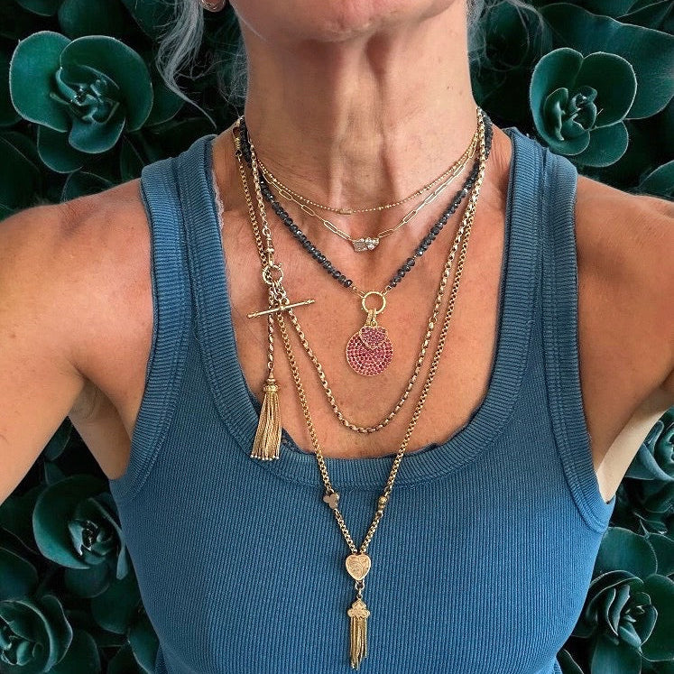 Indigo Kyanite Gemstone Necklace