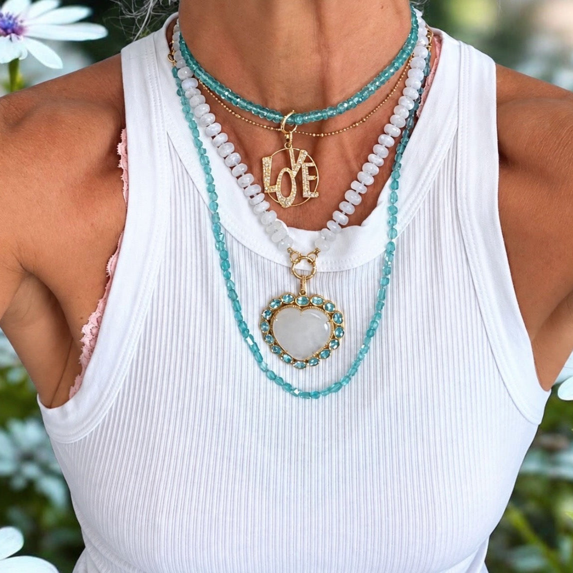 Apatite Gemstone Necklace