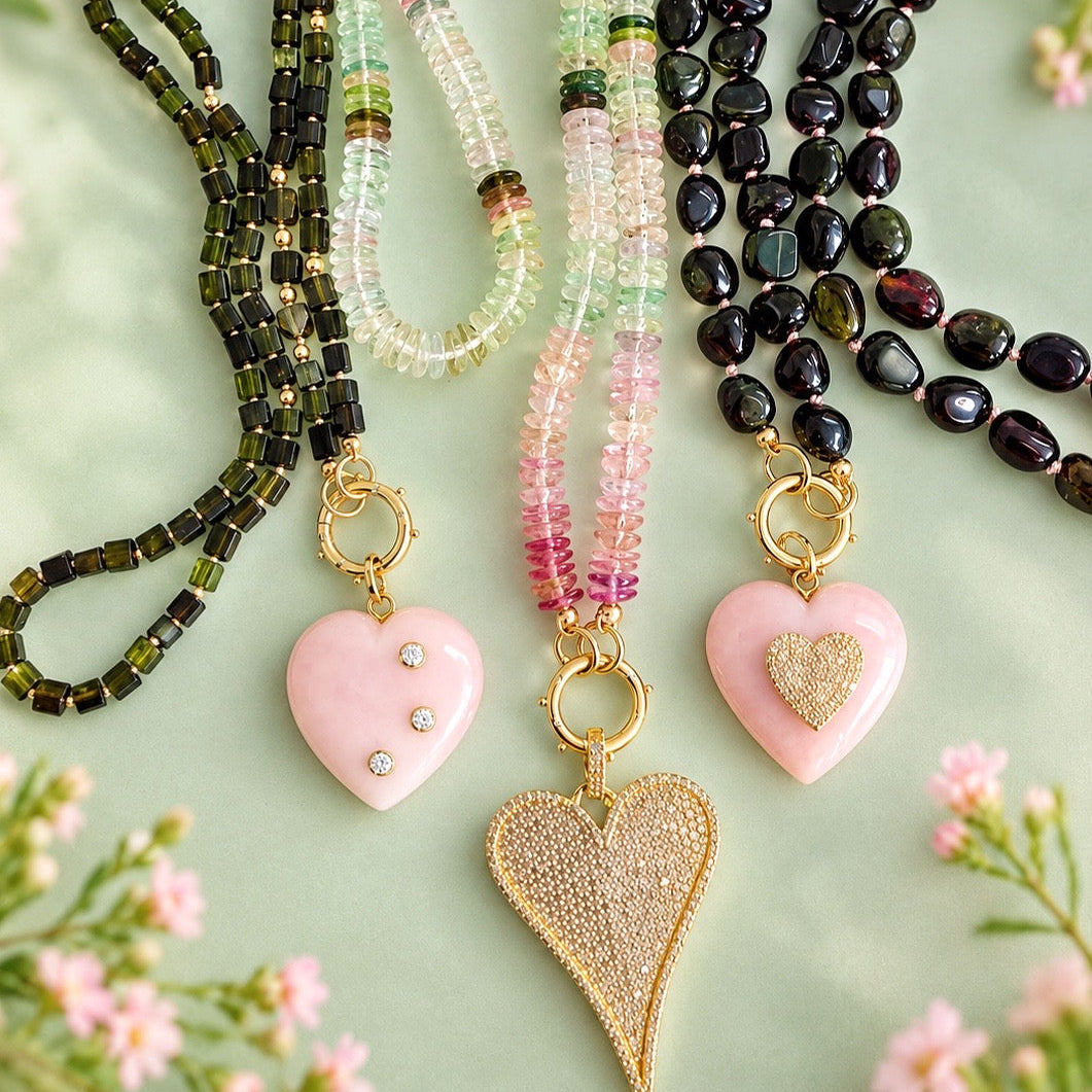 Pastel Tourmaline Gemstone Necklace