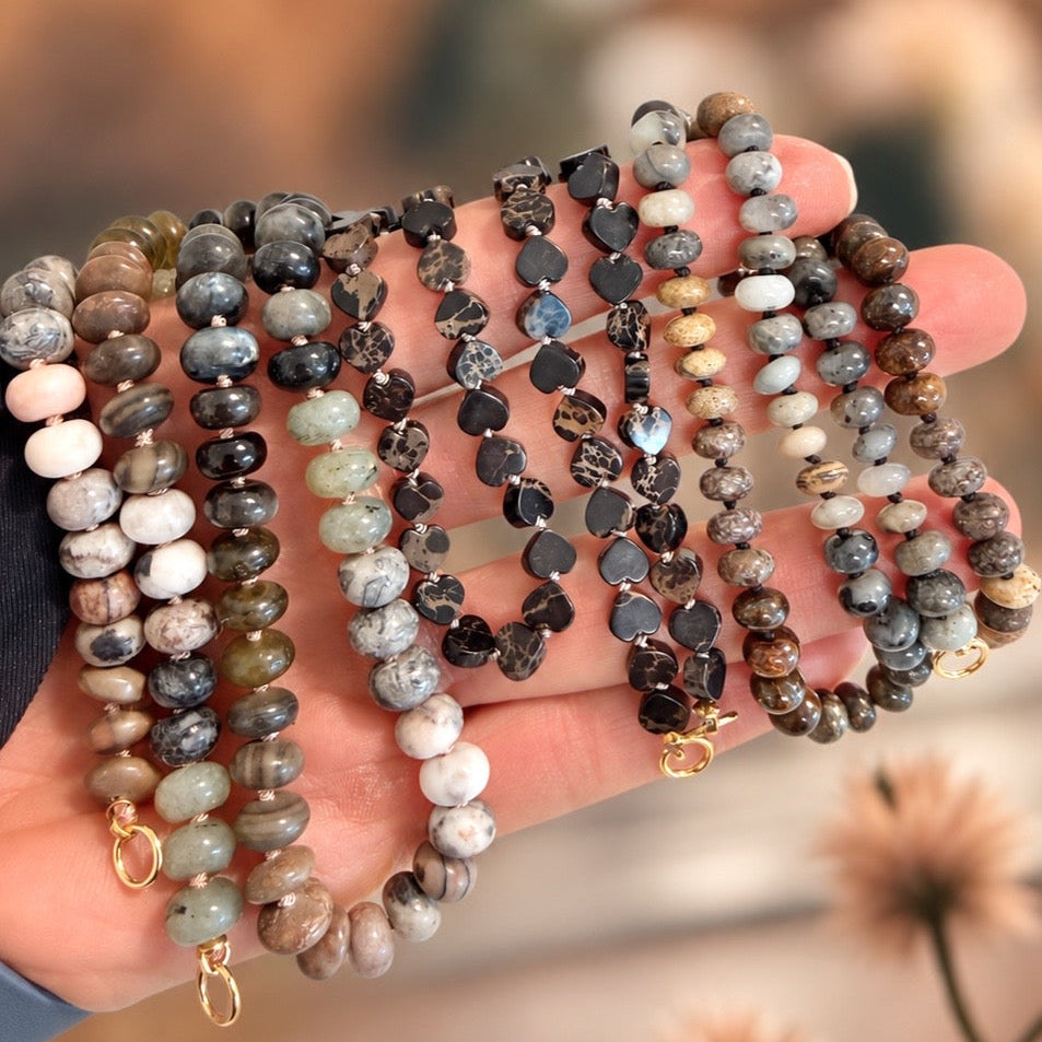Smoke and Stone Gemstone Necklace