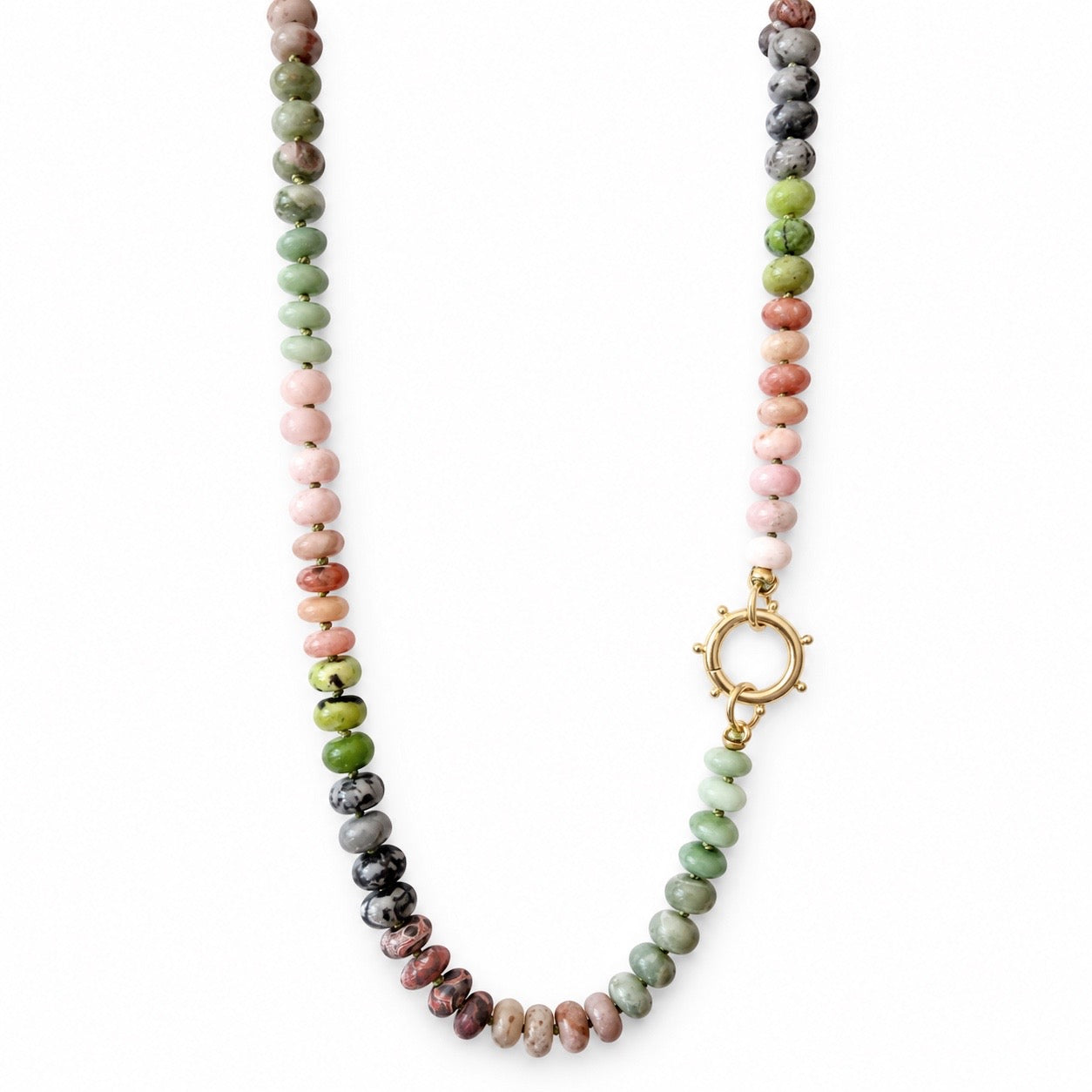 Earthy Garden Gemstone Necklace