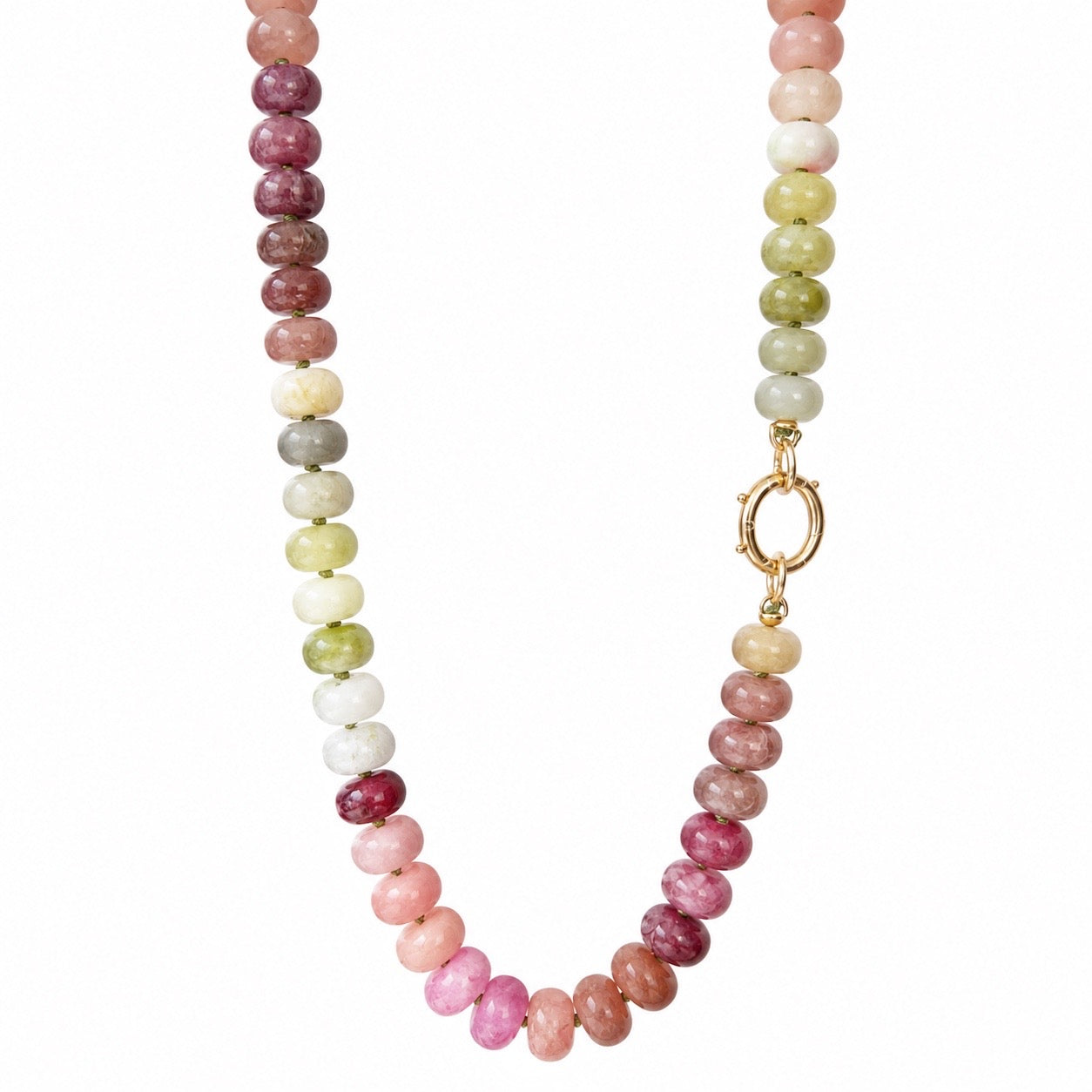 Sangria Garden Gemstone Necklace