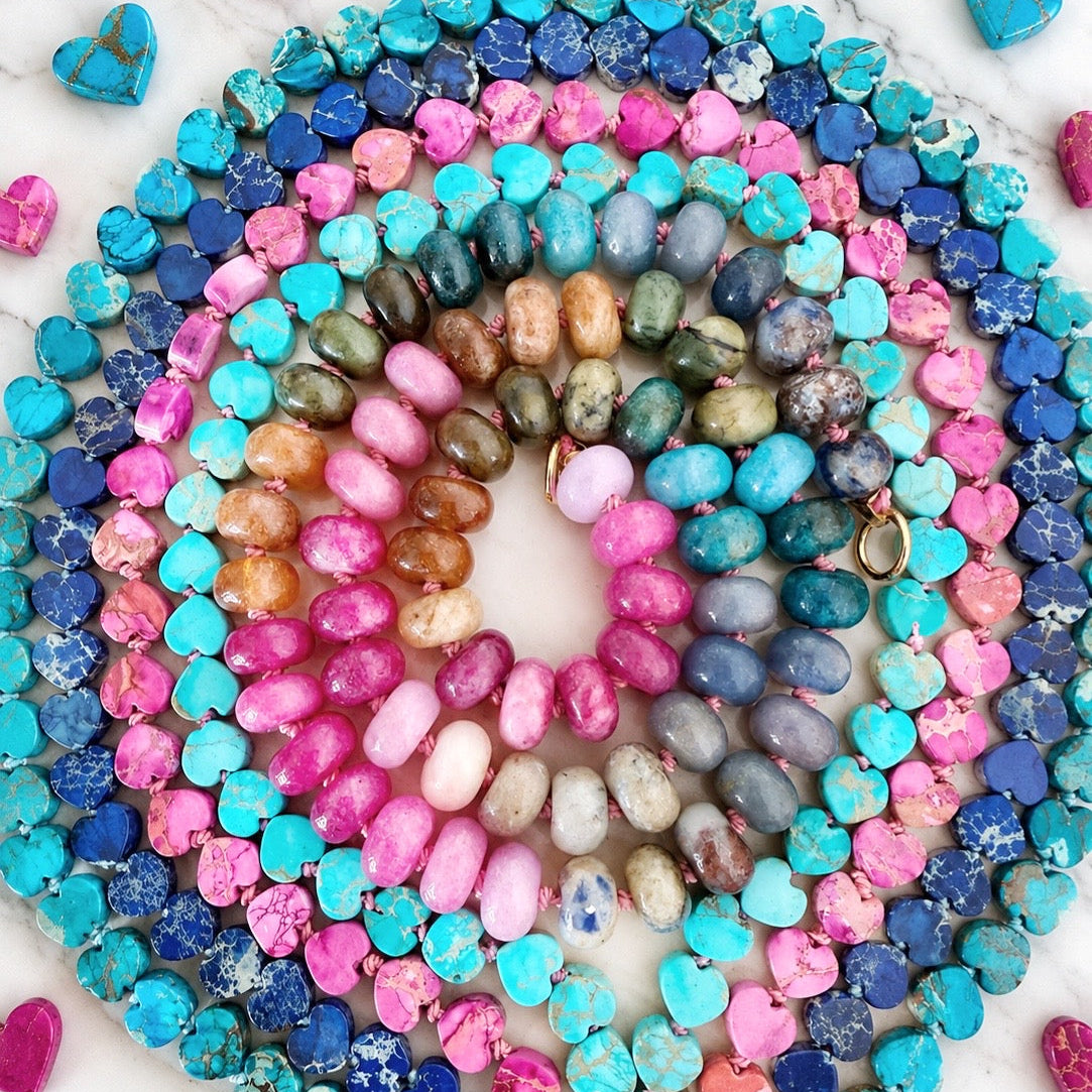 Jewel Tone Gemstone Necklace