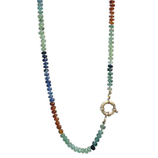 Multi Kyanite Gemstone Necklace