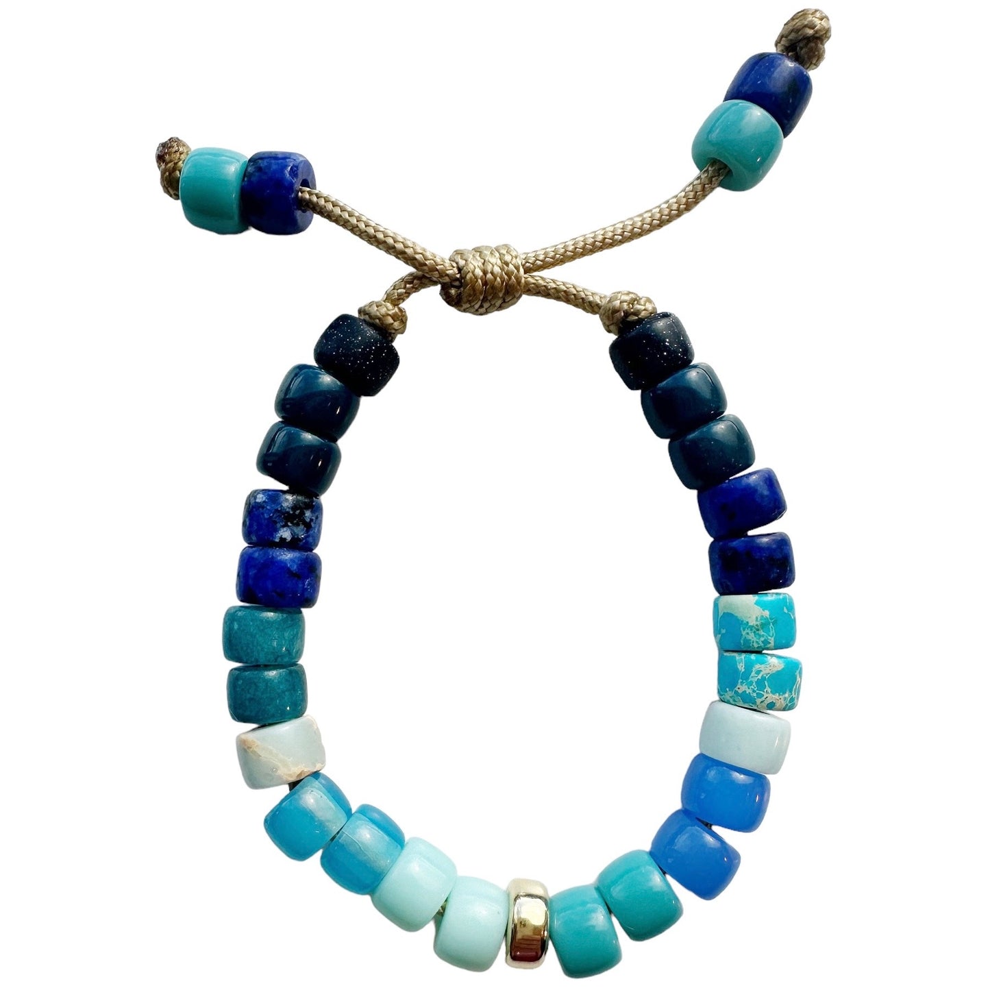 Load image into Gallery viewer, Ocean Blue Gemstone Forte Bracelet
