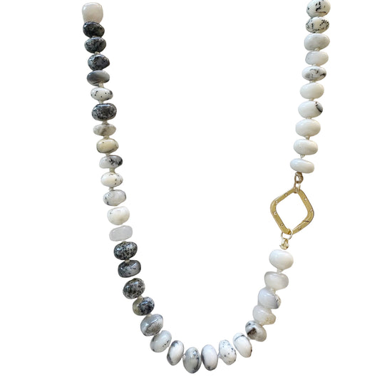 Load image into Gallery viewer, Dendritic Opal Gemstone Necklace

