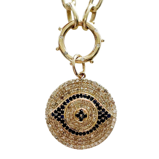 Diamond Evil Eye Charm