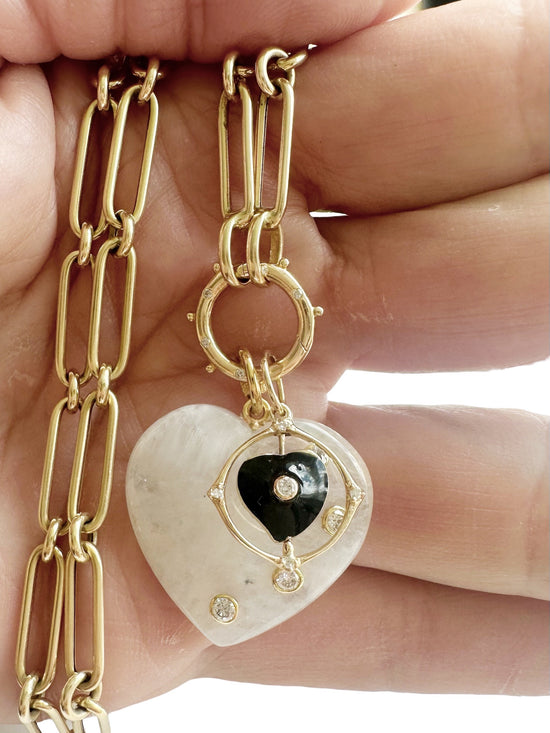 Load image into Gallery viewer, Double Sided Heart Charm
