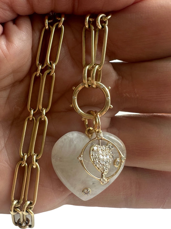 Double Sided Heart Charm