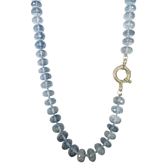 Blue Quartz Gemstone Necklace