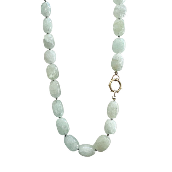 Green Quartz Gemstone Necklace