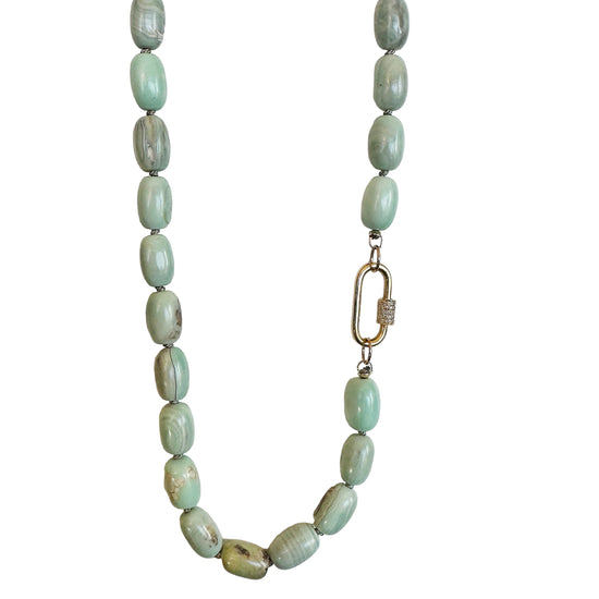 Load image into Gallery viewer, Dragon Skin Agate Gemstone Necklace
