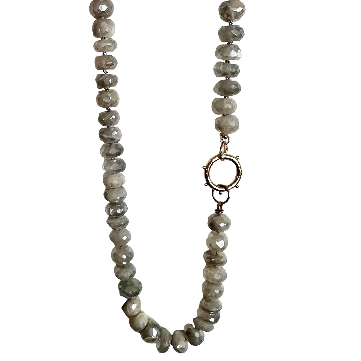 Mystic Moonstone Gemstone Necklace