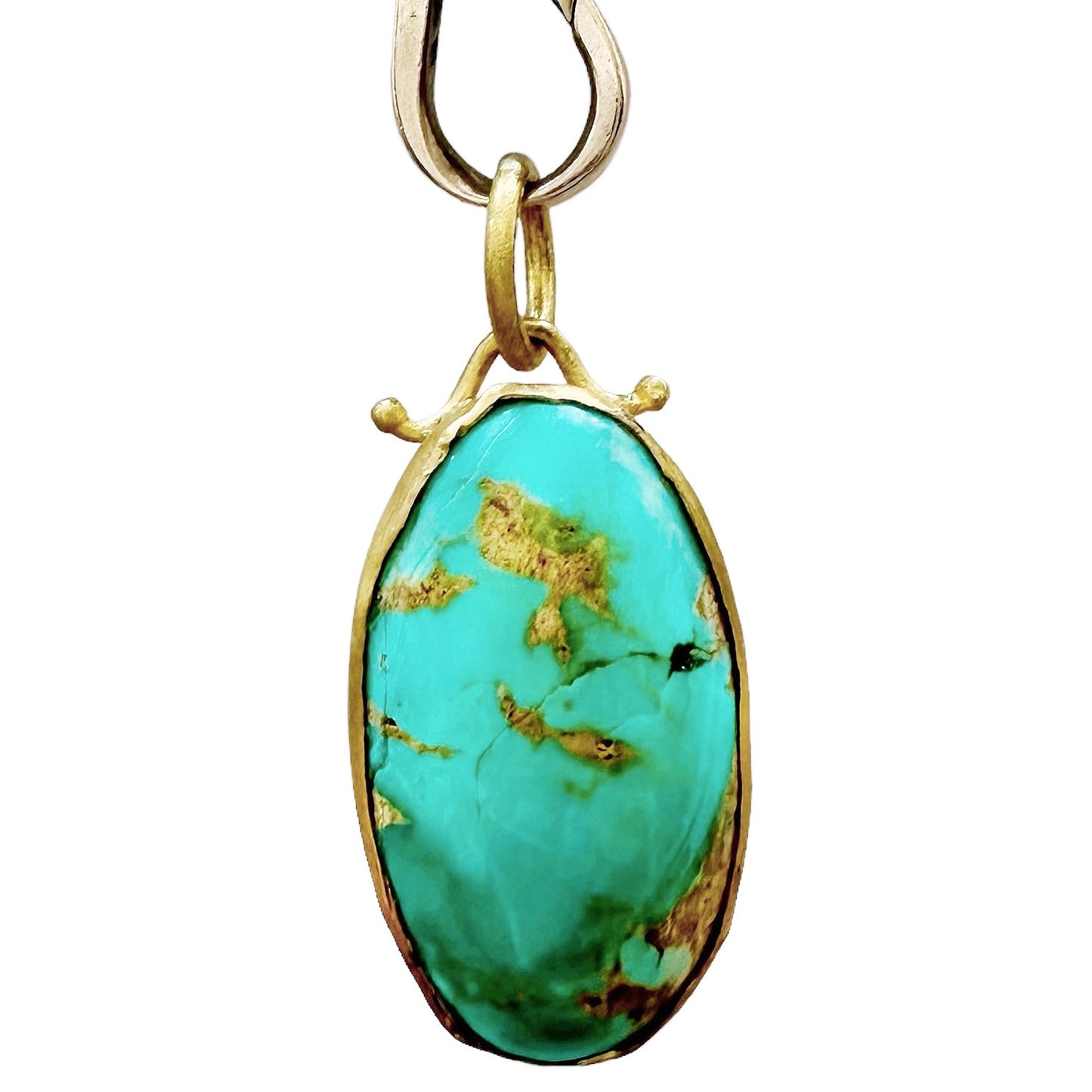 Turquoise Drop Charm