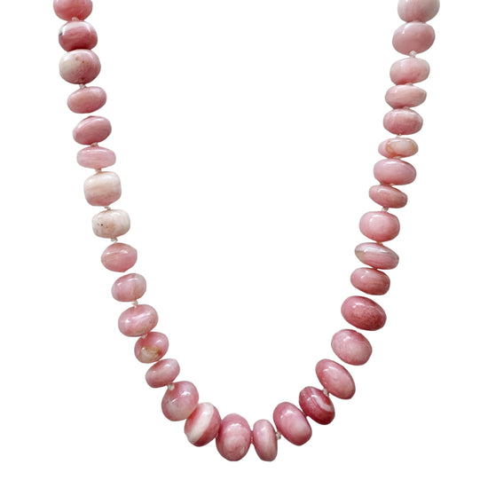 Candy Pink Opal Gemstone Necklace