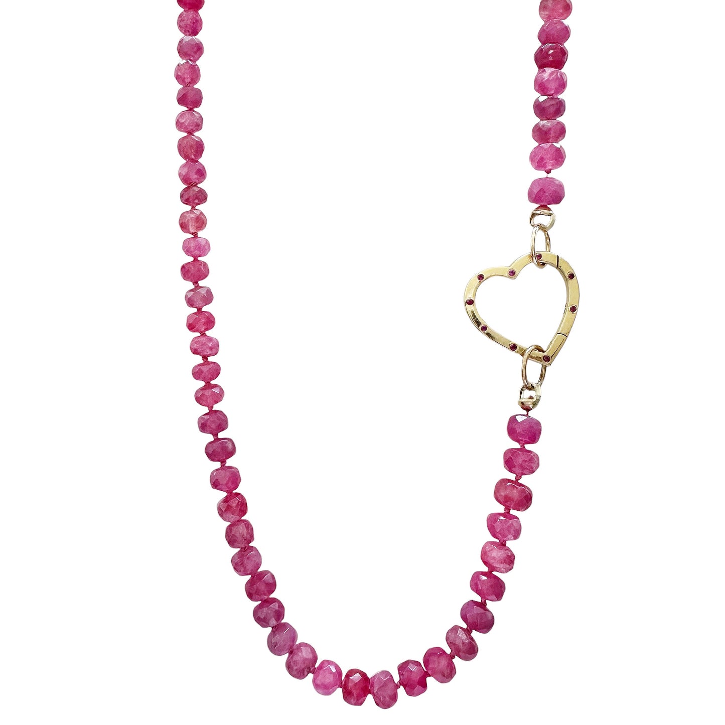 Pink Spinel Gemstone Necklace