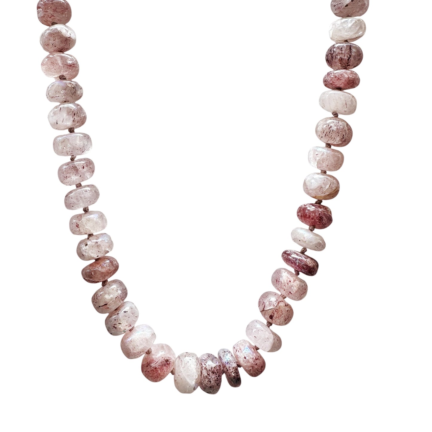 Mystic Rose Quartz Gemstone Necklace