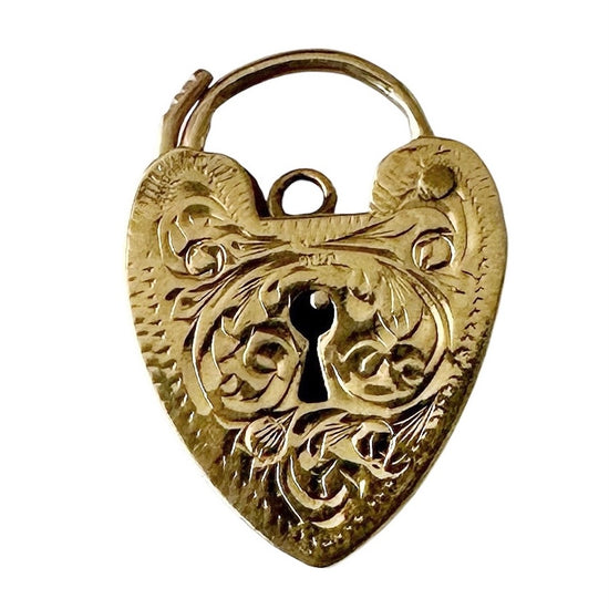 Vintage Heart Padlock (Small)