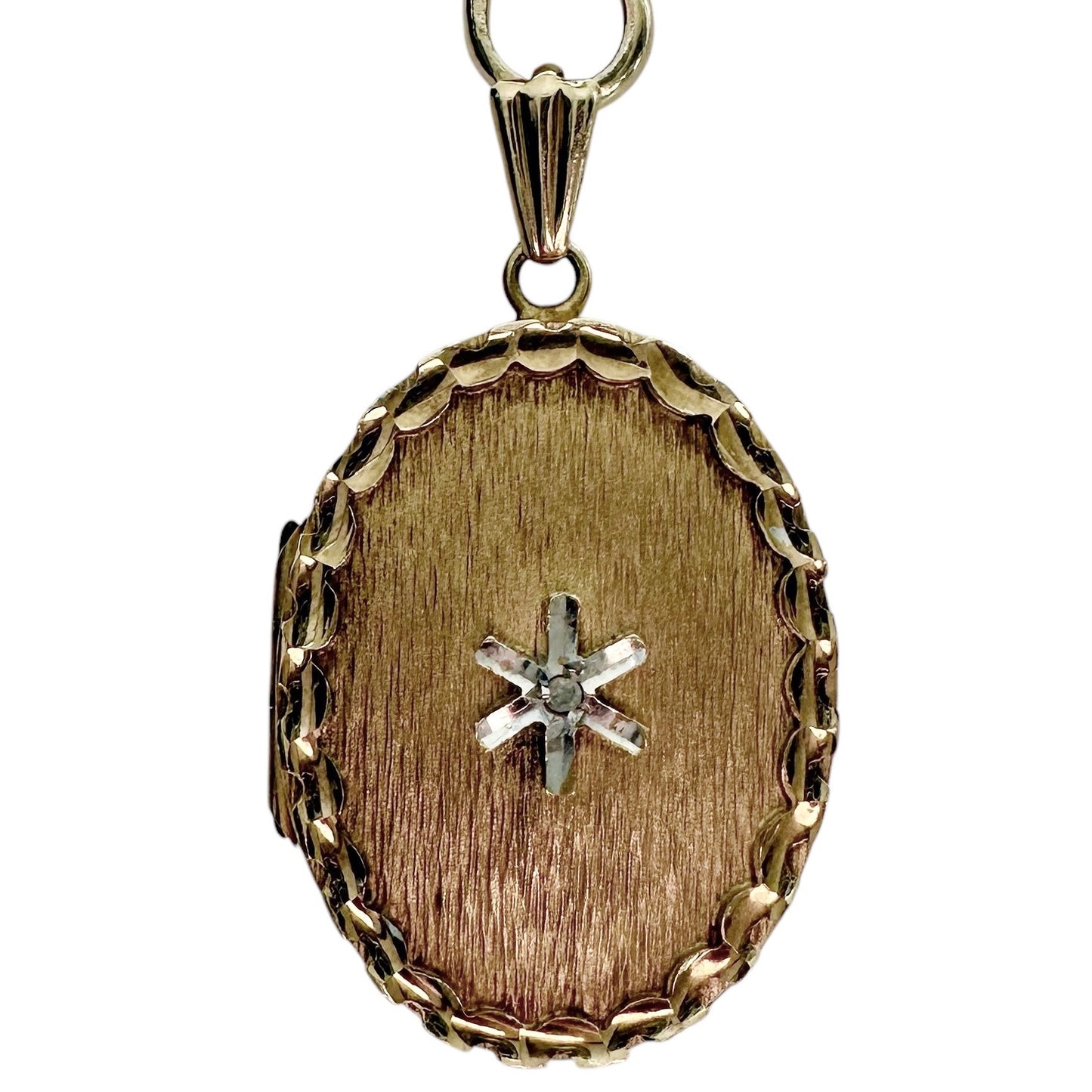 Vintage Star Diamond Locket