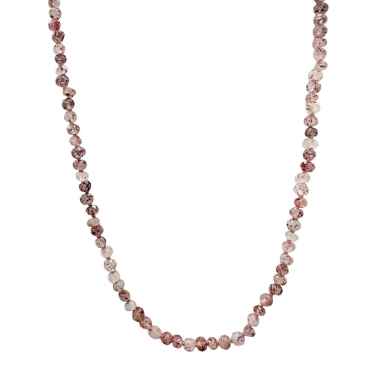 Strawberry Quartz Gemstone Necklace