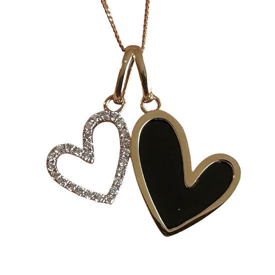 Double Heart Charm