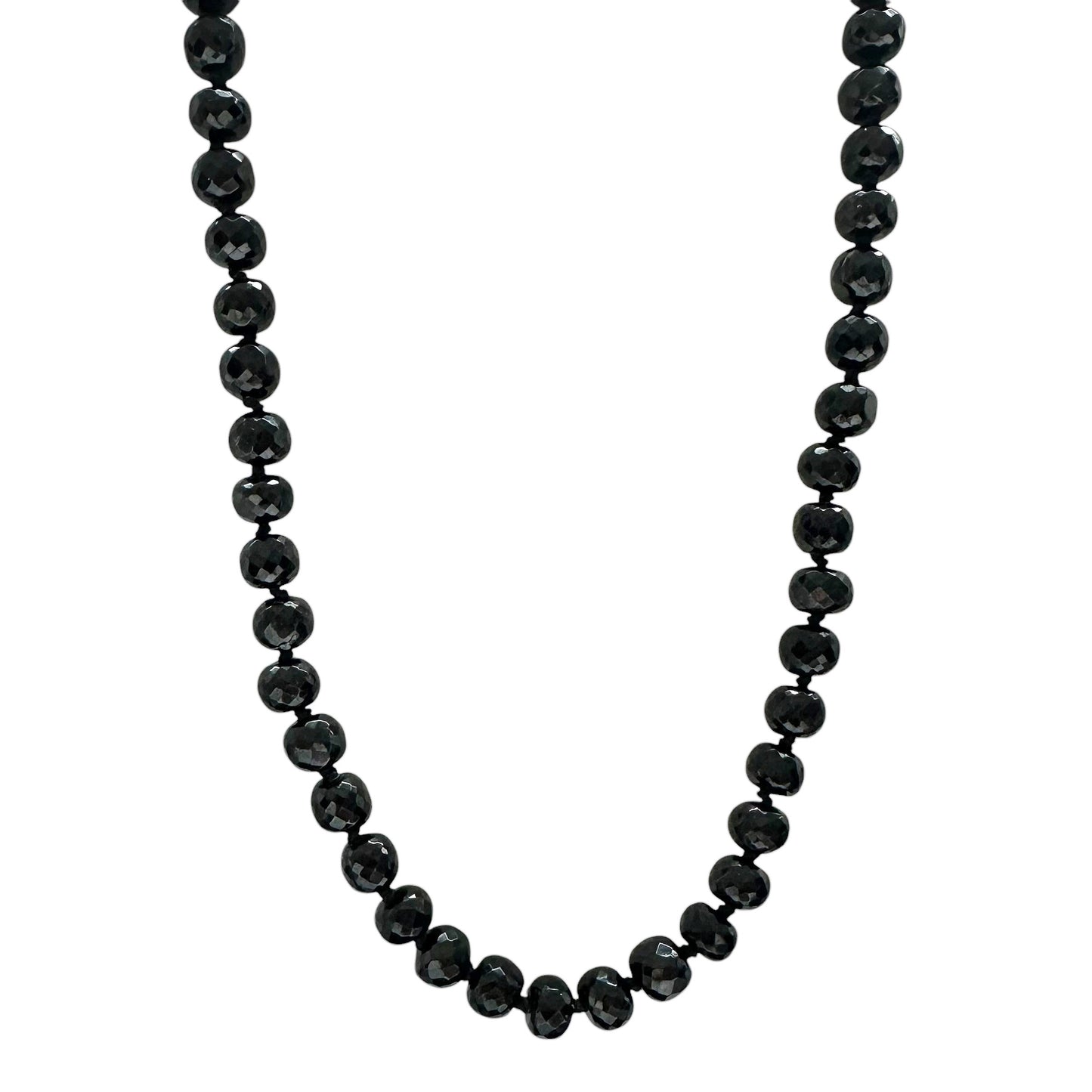 Black Spinel Gemstone Necklace