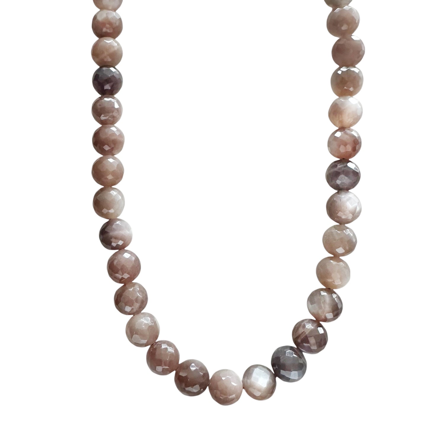 Chocolate Moonstone Gemstone Necklace