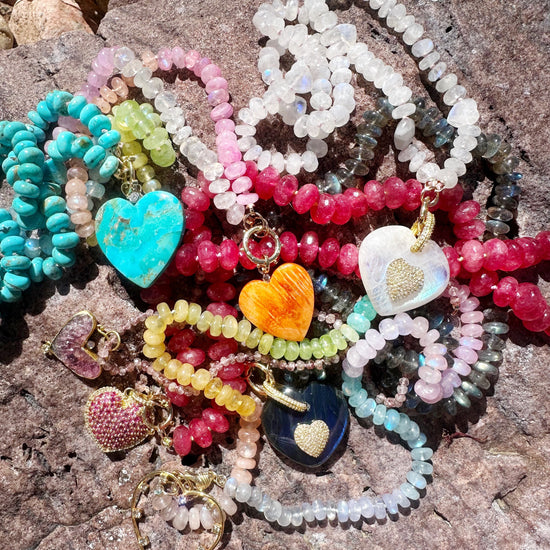 Spiny Oyster Gemstone Necklace