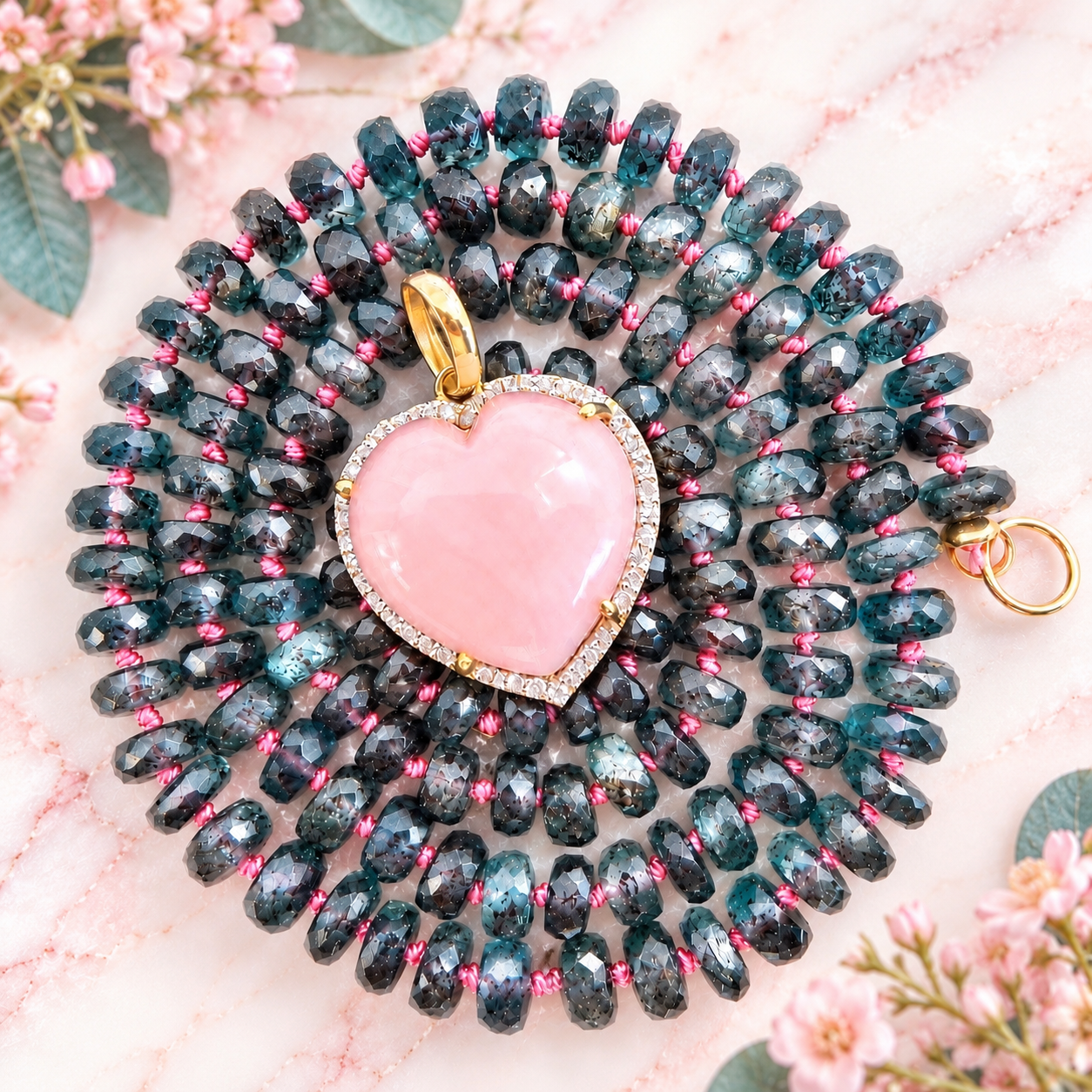Indigo Kyanite Gemstone Necklace