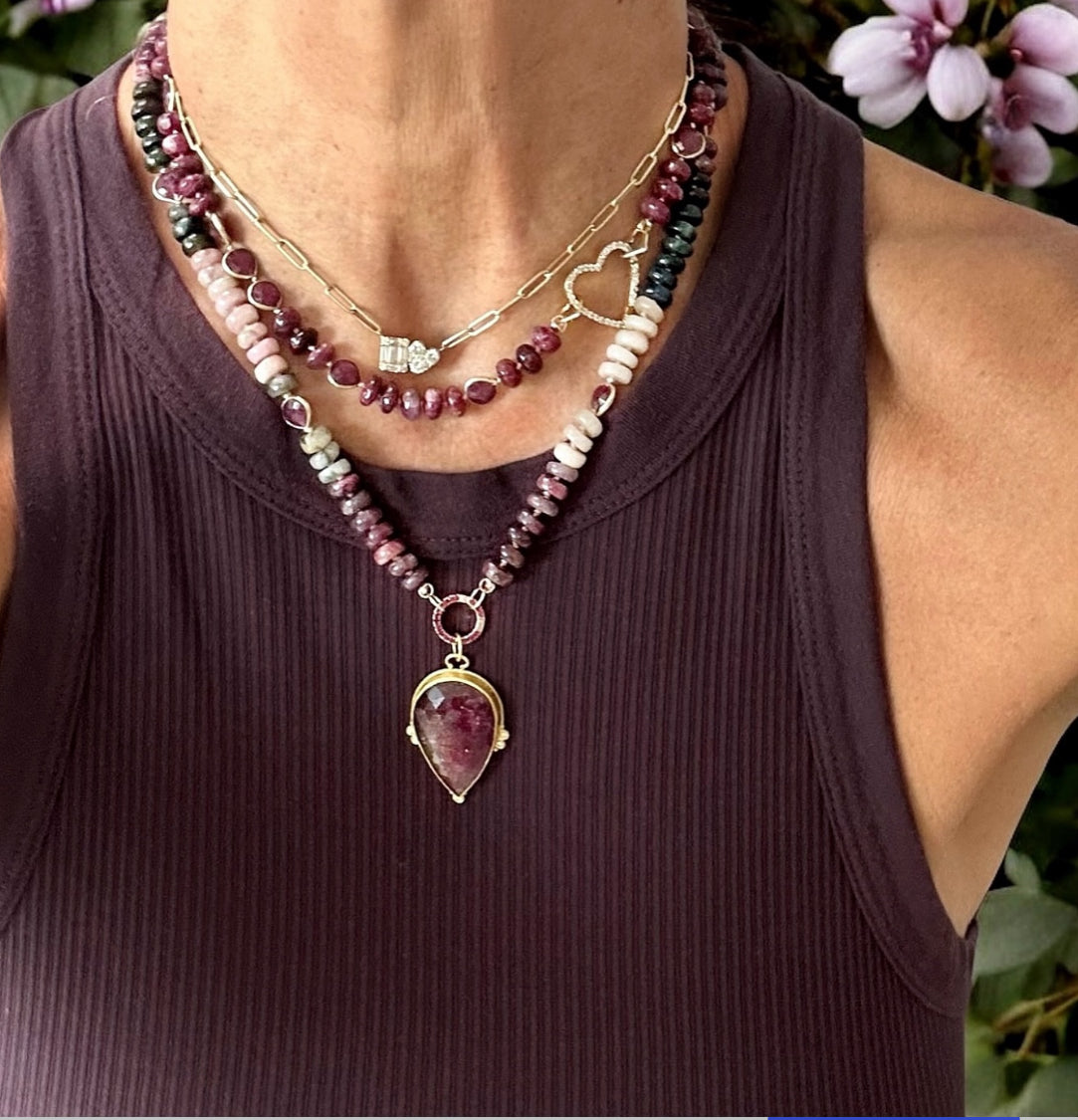 Tourmaline Gemstone Necklace
