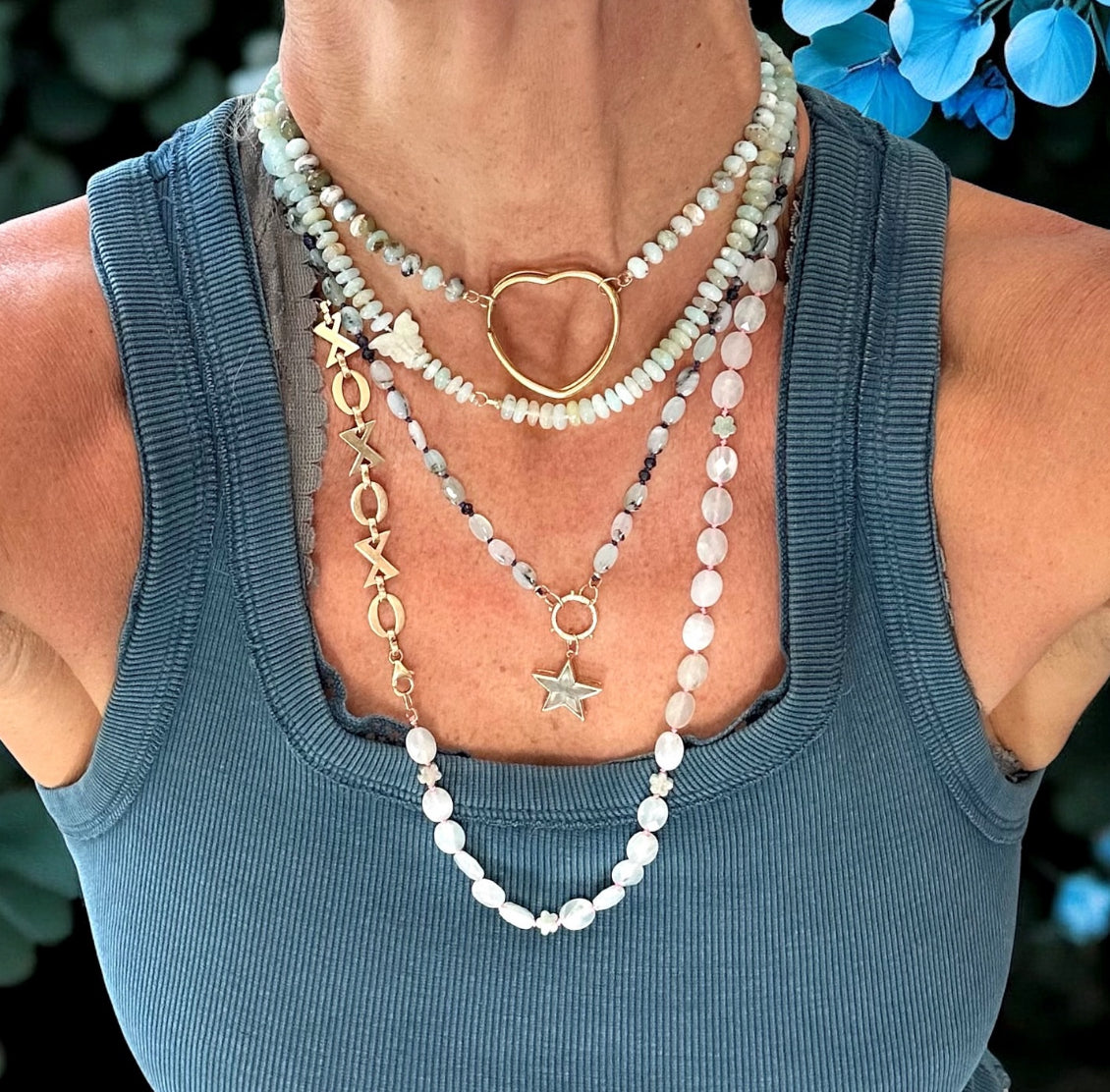 Peruvian Opal Gemstone Necklace