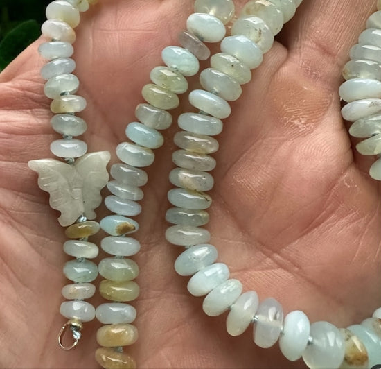 Peruvian Opal Gemstone Necklace