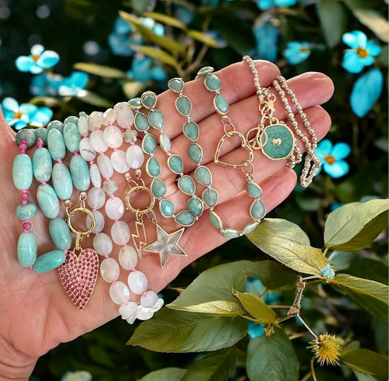 Aquamarine Star Charm