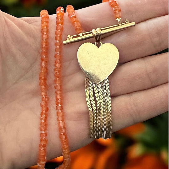 Carnelian Gemstone Necklace