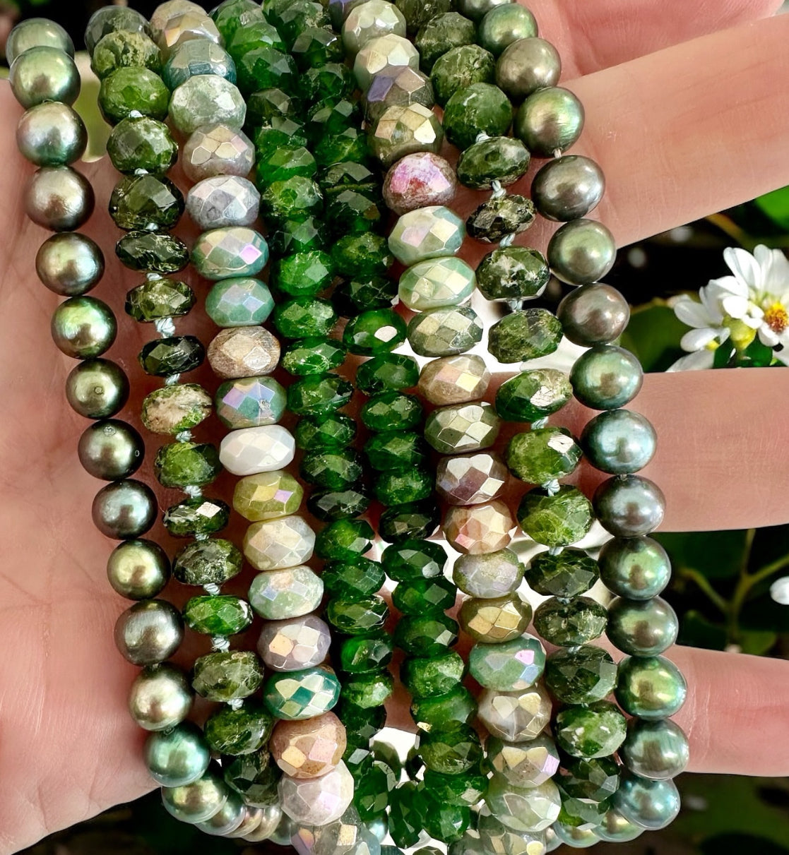 Chrome Diopside Gemstone Necklace