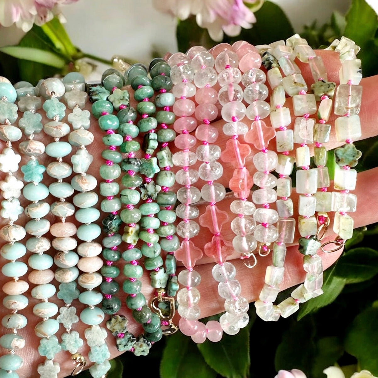 Peruvian Opal Gemstone Necklace