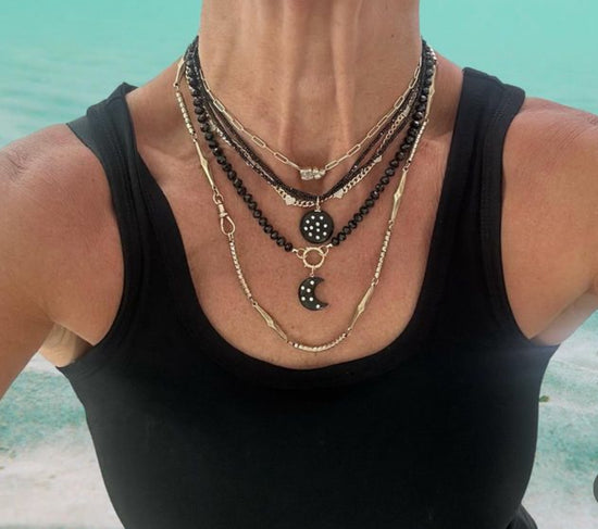 Vintage Barrel Snake Chain